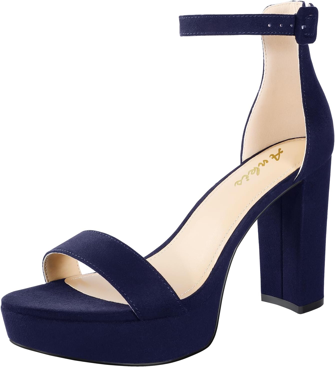 Chunky Platform Heels for Women - 4 Inch Block Heeled Sandals