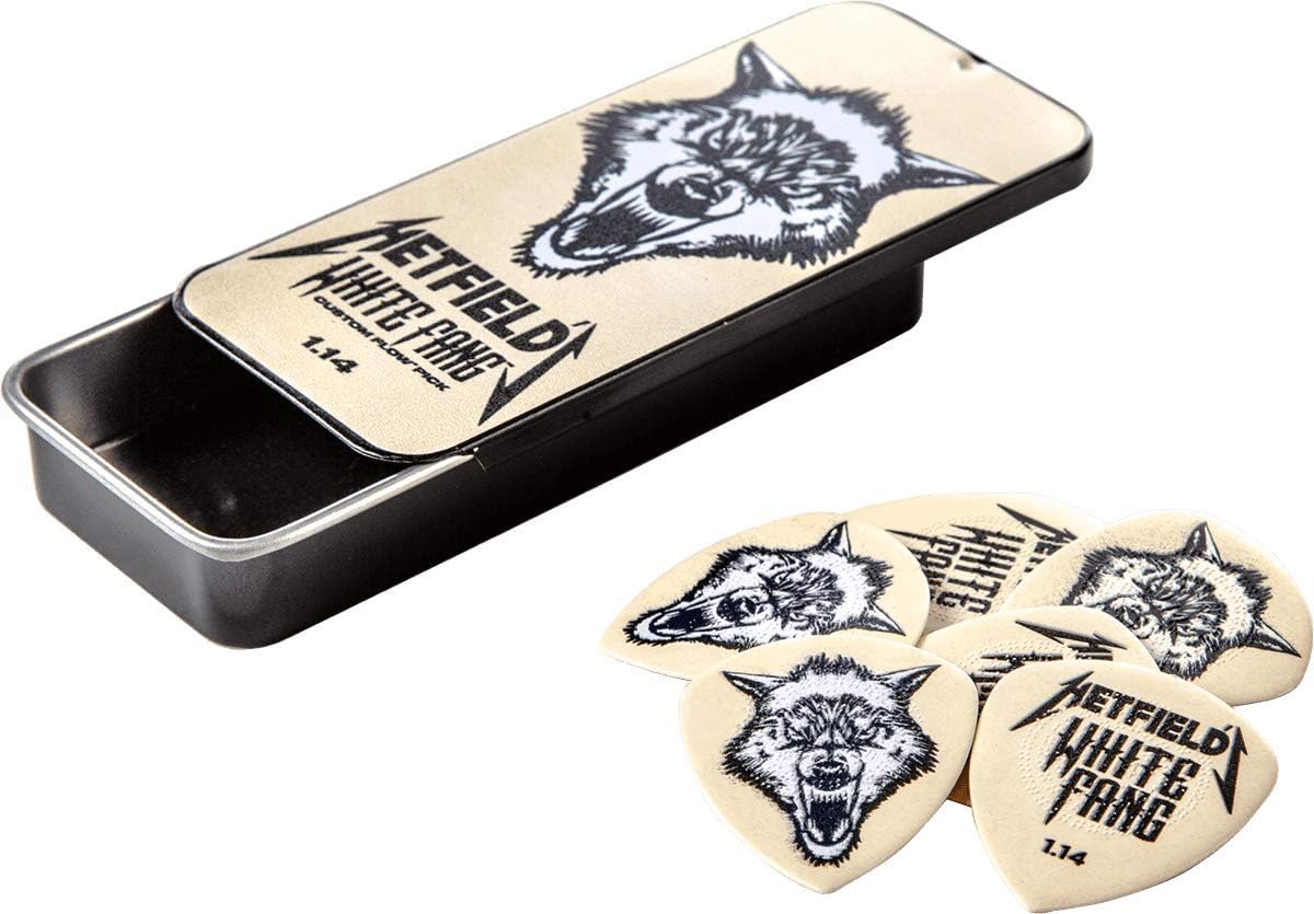 Jim Dunlop Custom White Fang Guitar Pick Set
