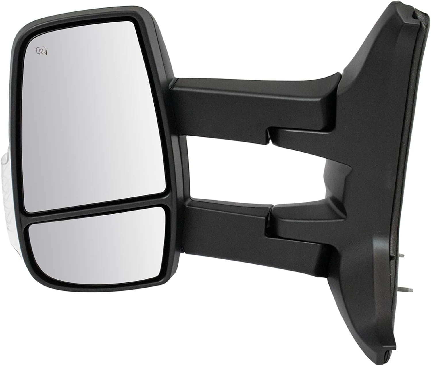 TRQ Driver Side Power Heated Long Arm Mirror for Ford Transit