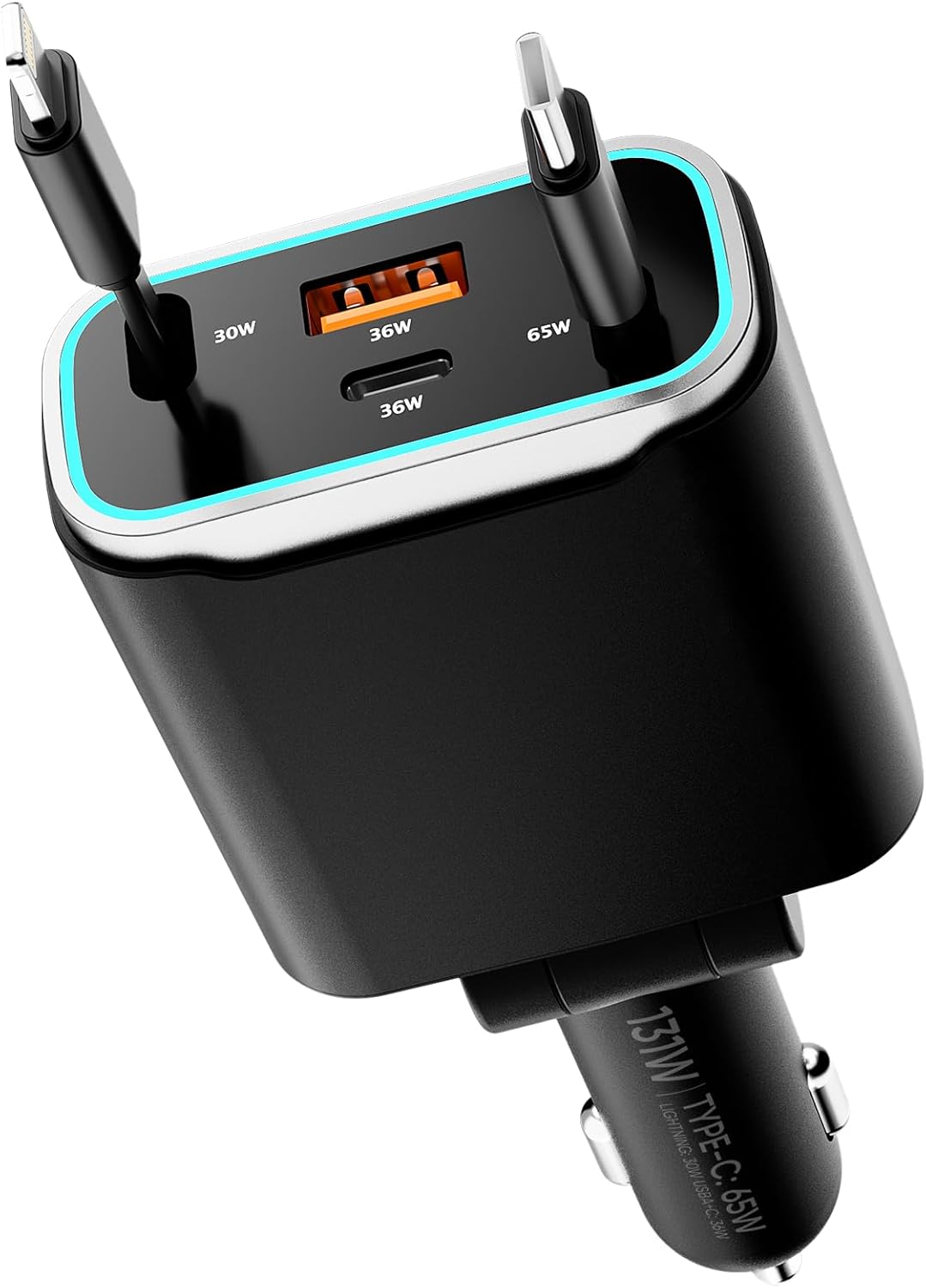 Fast Charge Your Phone On-the-Go with Retear 4-in-1 Car Charger