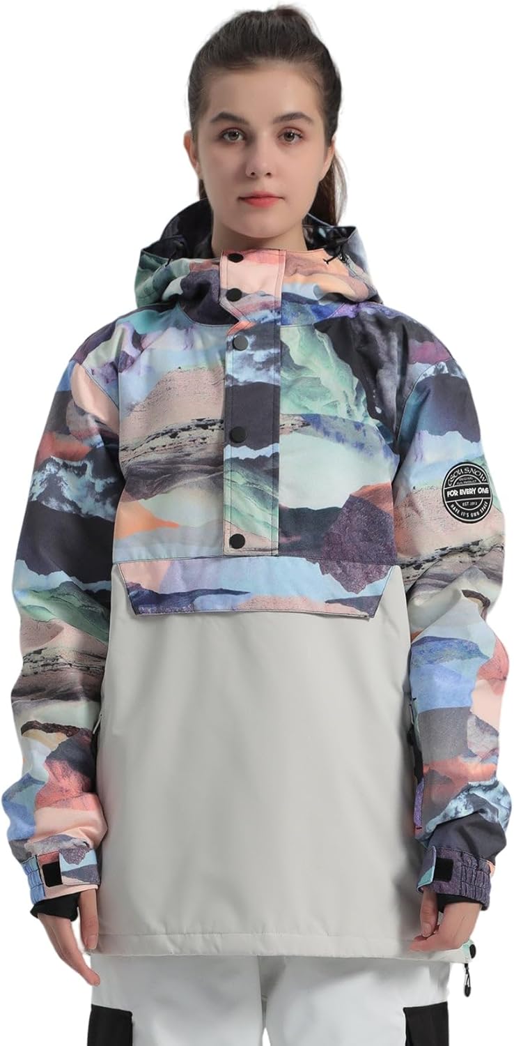 GSOU SNOW Women's Waterproof Insulated Ski Jacket