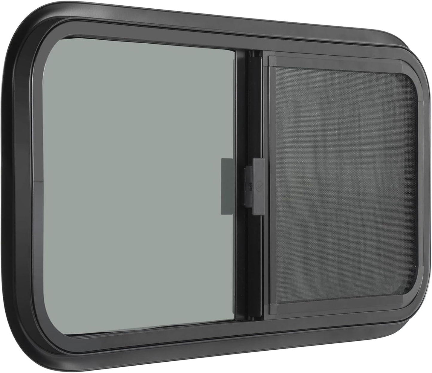 2 Pack Horizontal RV Window with Tinted Glass and Screen