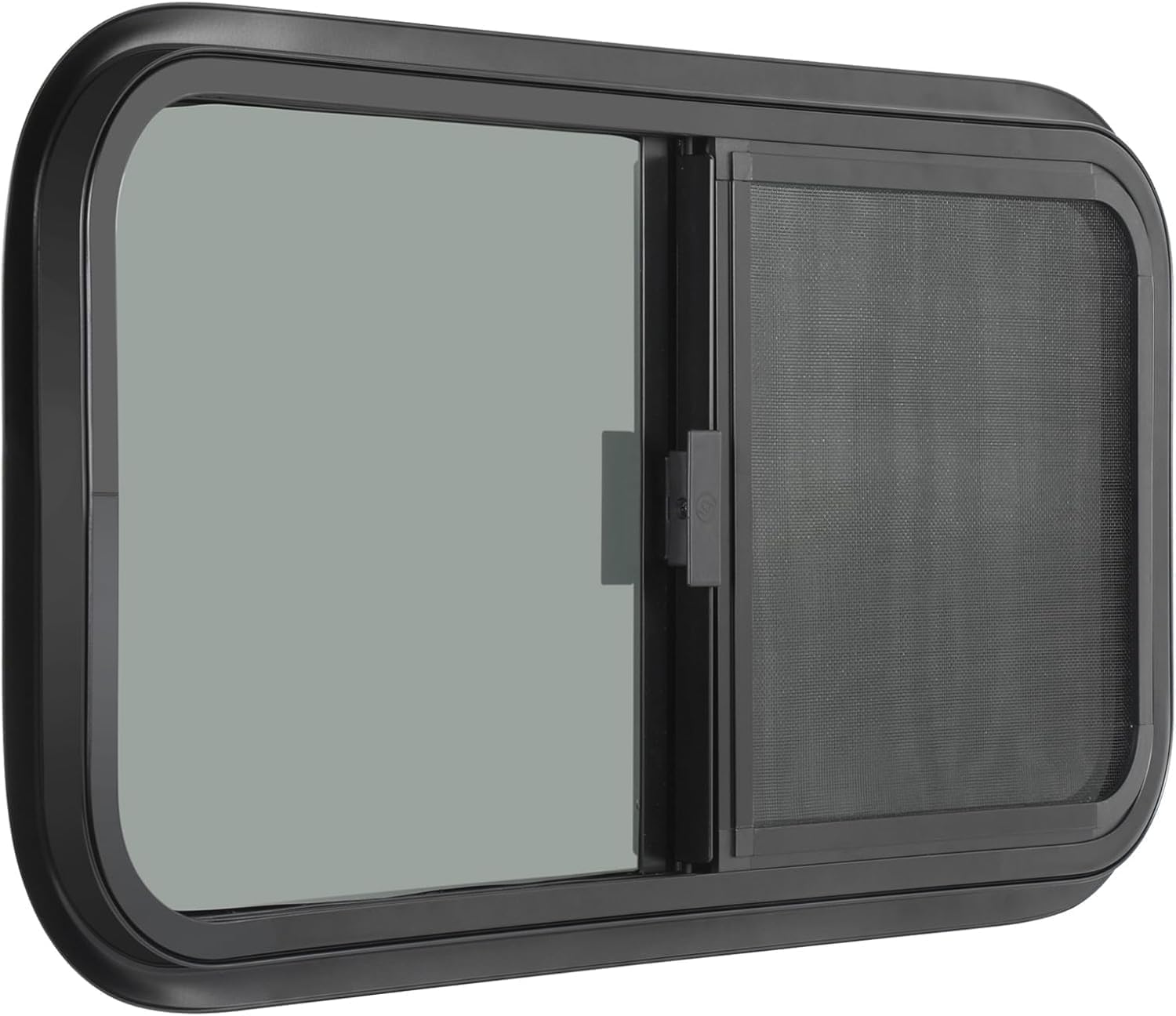 2 Pack Horizontal RV Window with Tinted Glass and Screen
