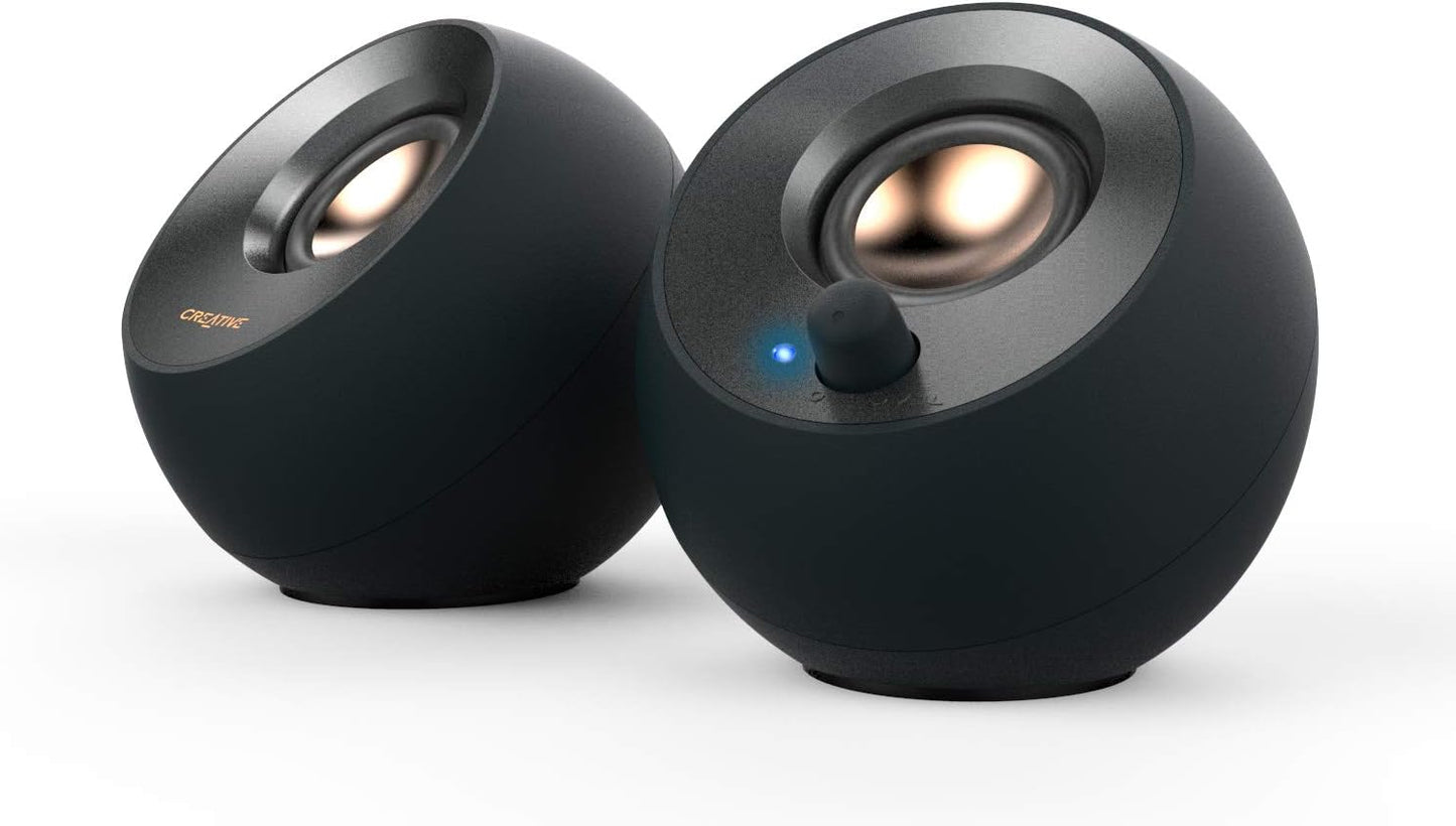 Creative Pebble V2 Desktop Speakers for Minimalist Workspaces
