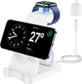 3 in 1 Charging Station for Apple Products - Compact Nightstand