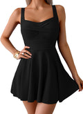 B2prity One Piece Swimdress for Women - Tummy Control Wrap Fit