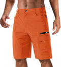 CRYSULLY Men's Hiking Cargo Shorts - Lightweight Quick Dry Comfort