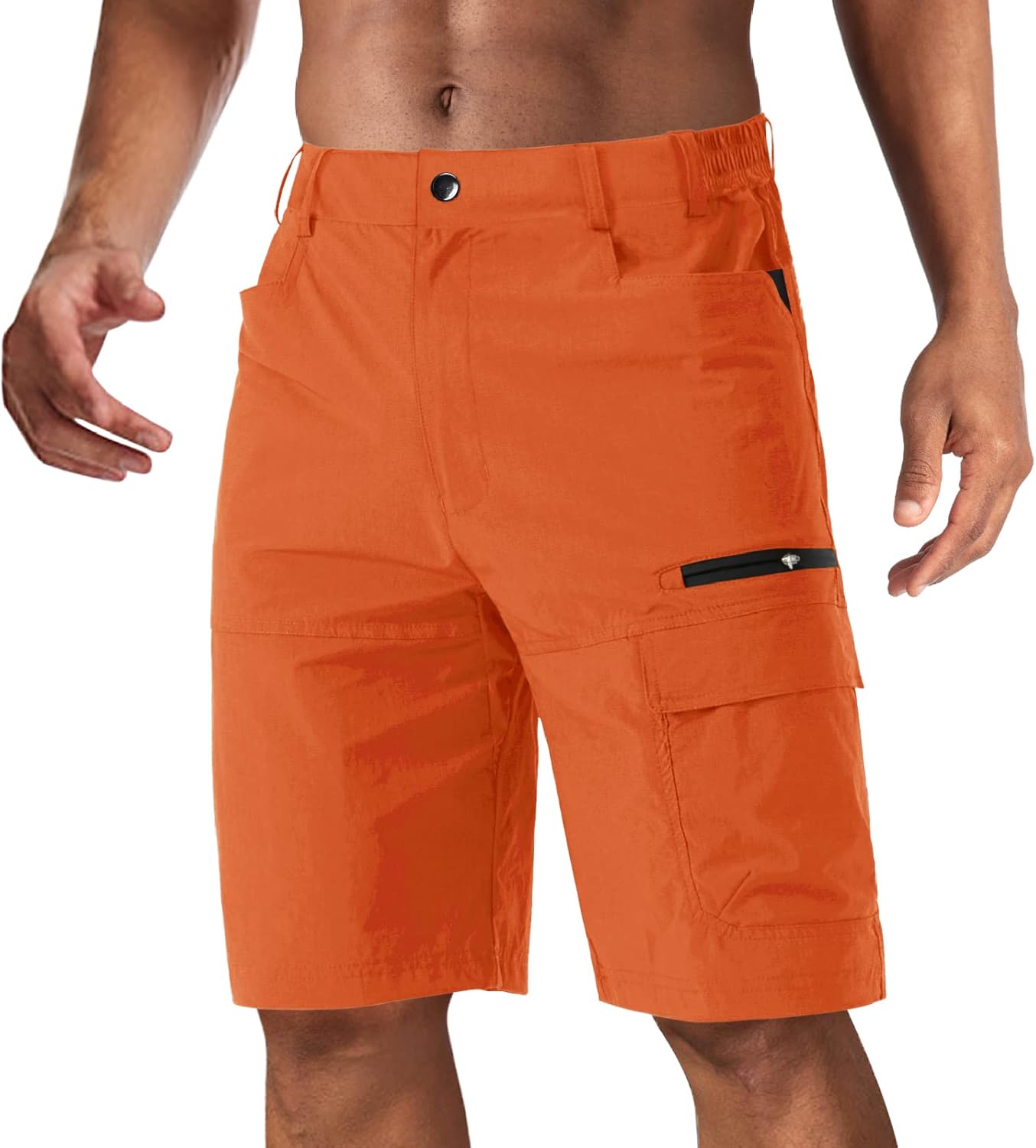 CRYSULLY Men's Hiking Cargo Shorts for Outdoor Summer Fun