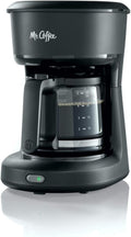 Mr. Coffee 5-Cup Mini Brew Switch Coffee Maker - Compact 25 oz
