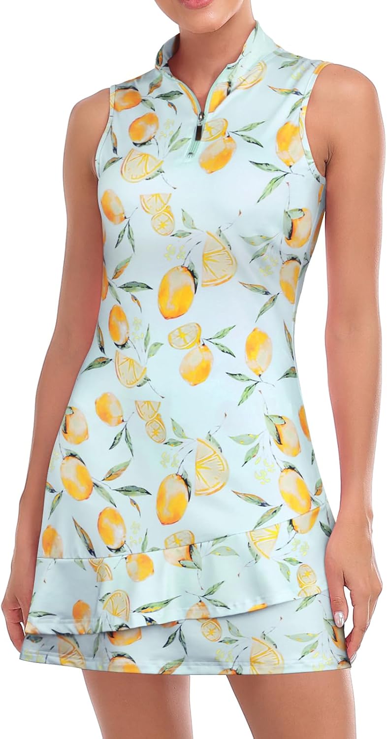 Viracy Tennis Dress for Women with Shorts and Pockets Style