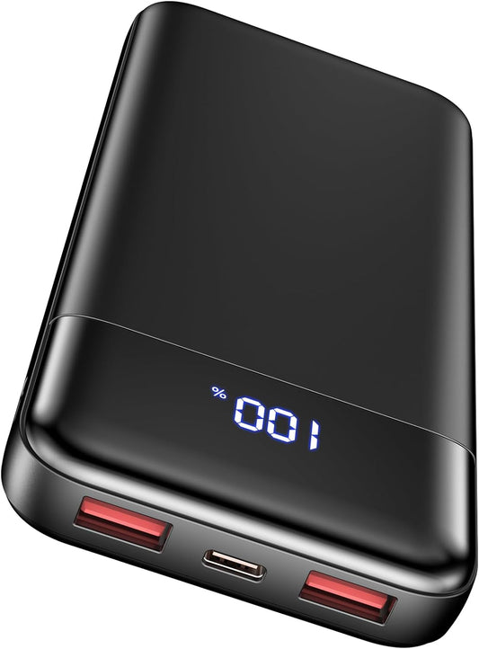 Portable Charger 10000mAh Slim Power Bank for Fast Charging