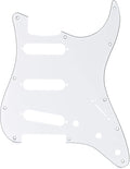Fender Standard Stratocaster Pickguard 11-Hole White - Precise Fit