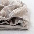 Linen Fitted Sheet Twin 14in Deep Pocket - Natural Stone Washed Linen