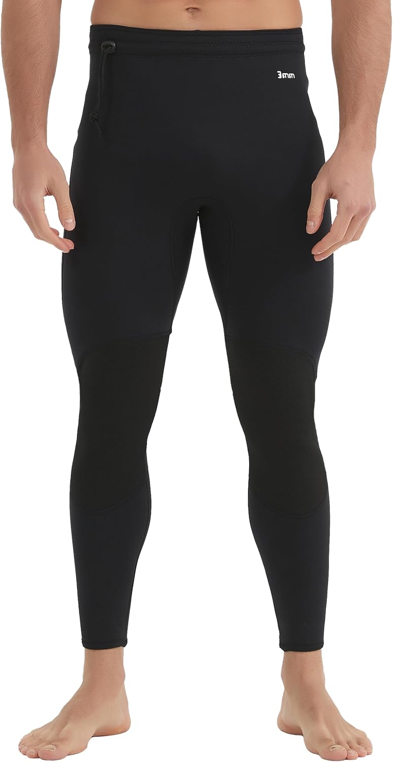 Lemorecn Wetsuit Pants for Men: 3mm Neoprene Swim Gear