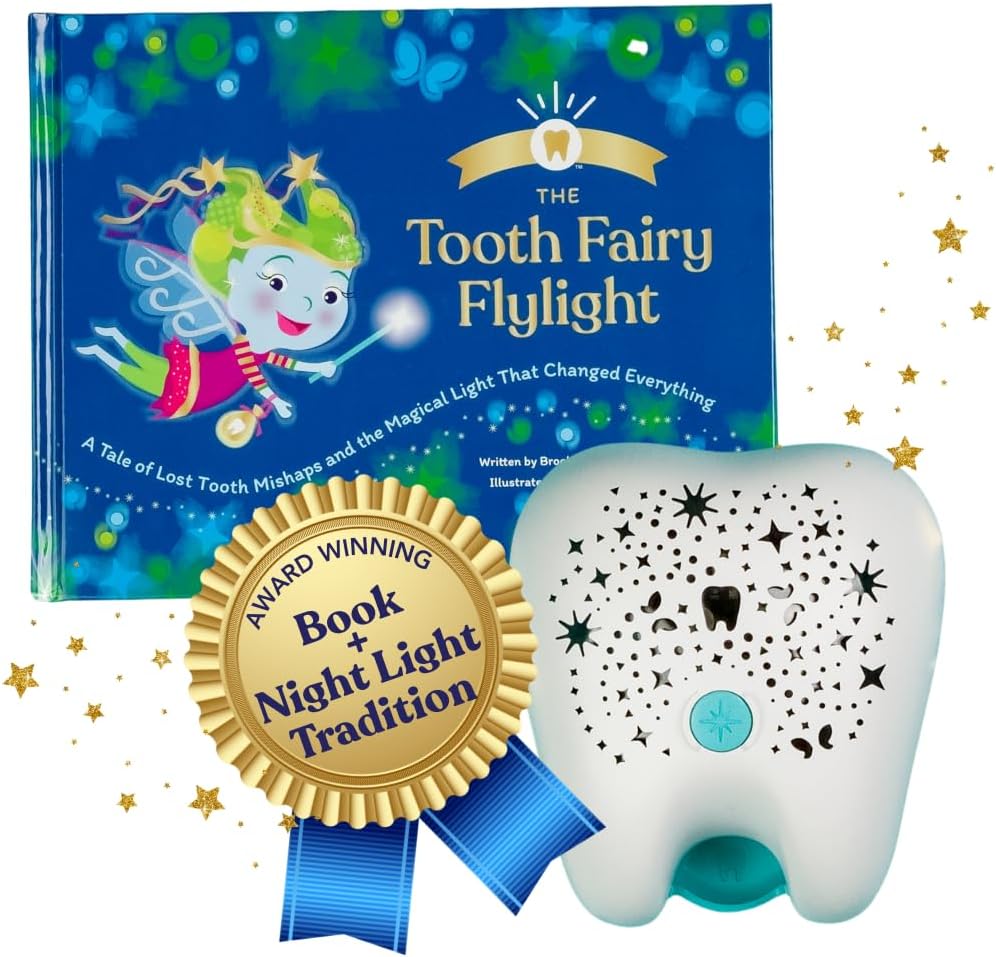 Magical Projector Night Light and Storybook for Tooth Fairy Fun