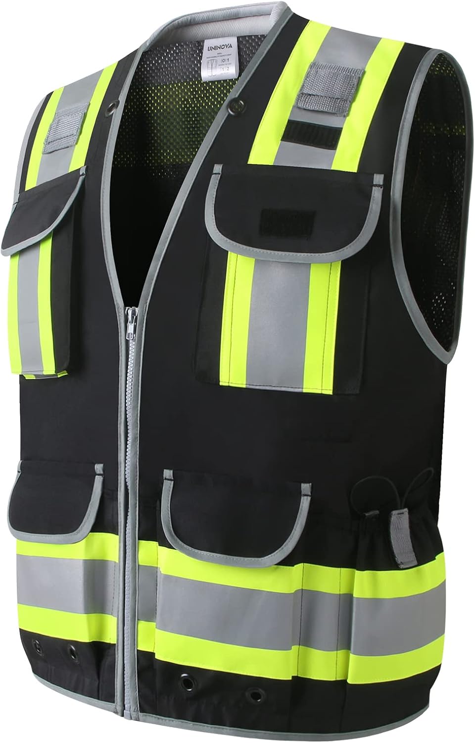 UNINOVA Surveyor Safety Vest Reflective for Men with Pockets