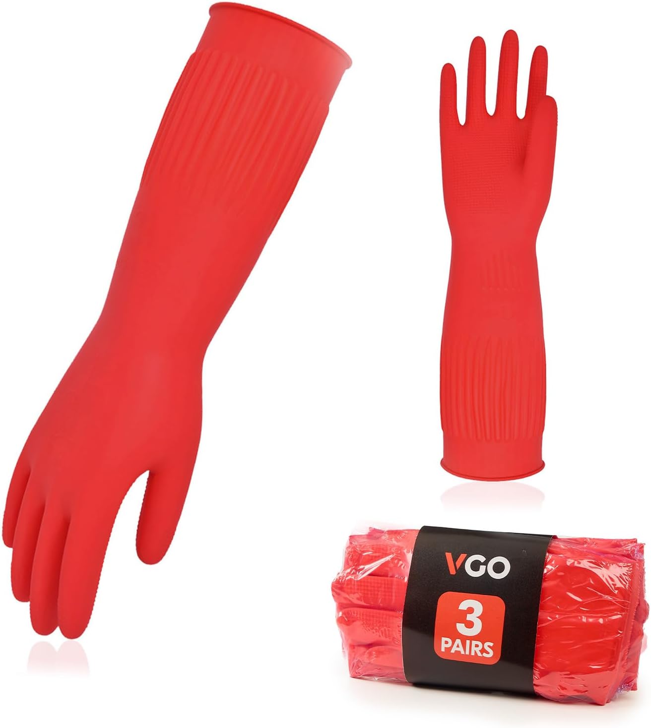 Long Sleeve Reusable Kitchen Gloves Set