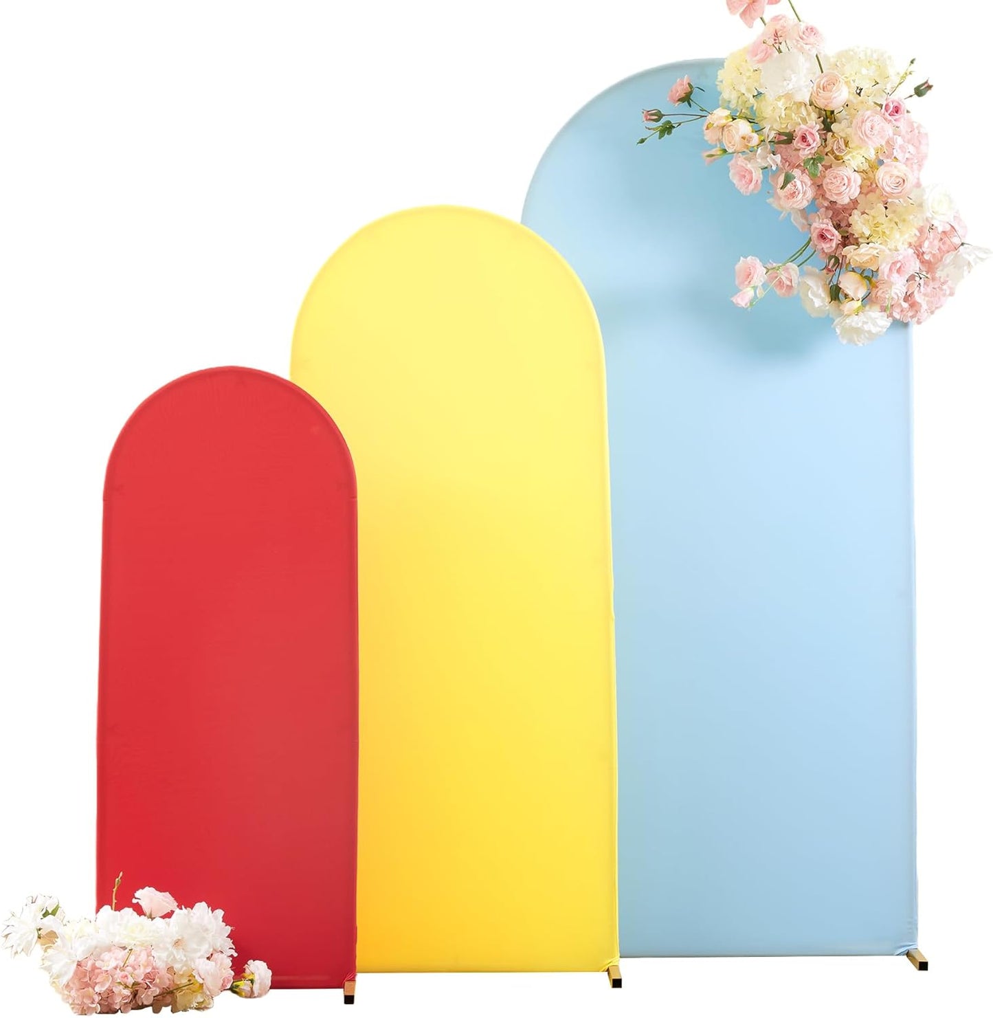 Vibrant Arch Backdrop Cover Set for Weddings and Parties