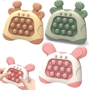 Quick Push Toy with Lights for Kids - Fun Decompression Game