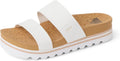 Reef Cushion Vista Hi Platform Sandal - Cushioned Arch Support Slide