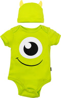 Disney Monsters Inc Baby Bodysuit and Hat Set Newborn - 24 Months