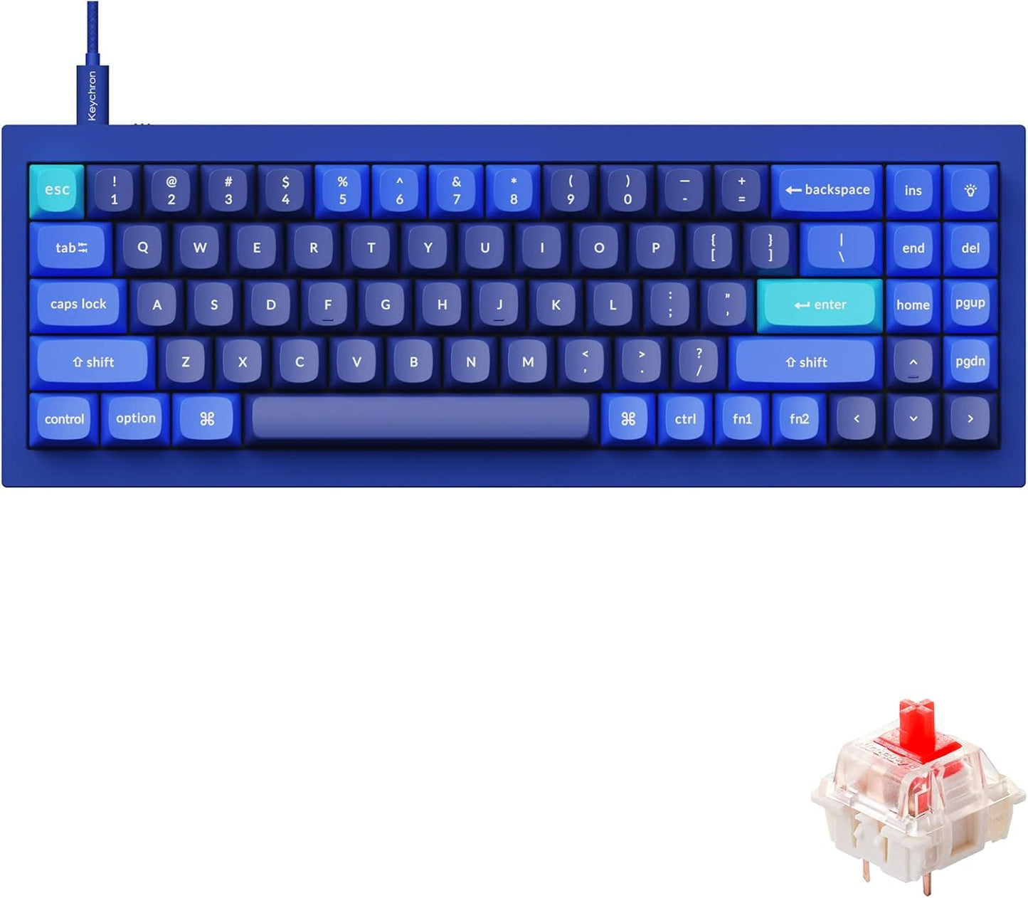 Keychron Q7 70% Layout Custom Mechanical Keyboard with RGB