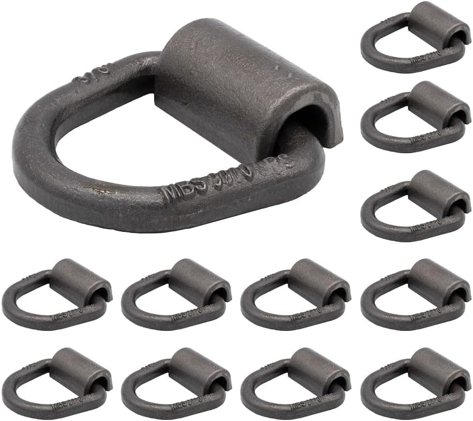 3/8 Inch Heavy Duty Weld On D Ring Tie Down Anchor for Trucks