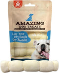 Amazing Dog Treats Beef Cheek Rolls 10in Regular 4 Pcs - Durable Chew