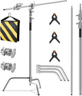 SH C Stand with Boom Arm - Heavy Duty 10.8ft Studio Stand