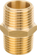 EFIELD 1/2-in Male NPT Brass Hex Nipple Adapter Pack of 20 - Durable