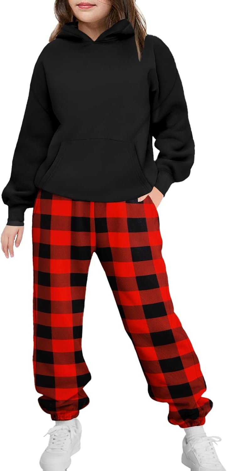 Arshinet Girls 2 Piece Outfits Hoodie Sweatsuit Sets for Fall