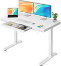 Electric Standing Desk with Drawers & USB Ports - Height Adjustable