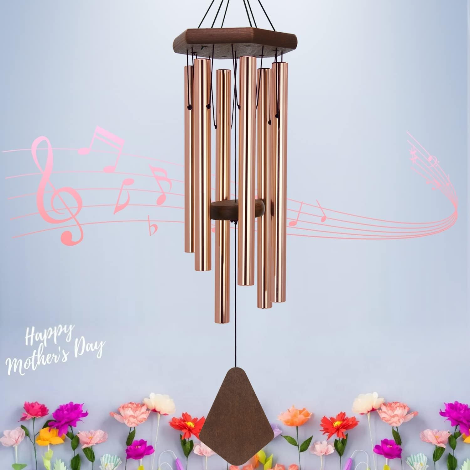 Memorial Wind Chimes for Outside - Elegant Deep Tone Chime