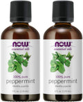 Peppermint Oil 4 Fluid Ounce (2 Pack) - Energizing Aromatherapy