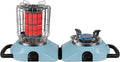 2 in 1 Foldable Propane Heater and Stove - Portable 11000 BTU Heater