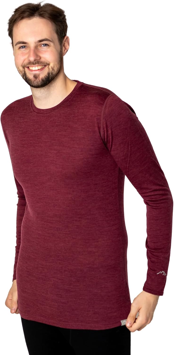Merino.tech Men's Long Sleeve Thermal Base Layer