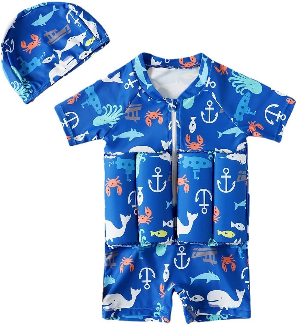 Kids Floatation Swimsuits for Baby Boys and Girls - Safe Fun