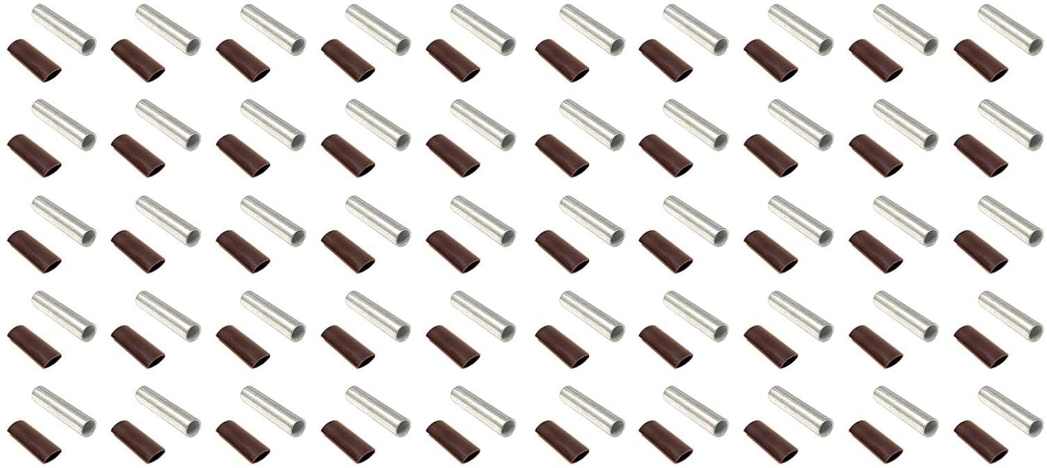 1/0 AWG Butt Splice Connectors for Marine Use - 50 pcs