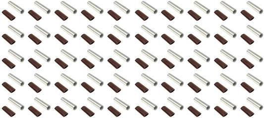 1/0 AWG Butt Splice Connectors for Marine Use - 50 pcs