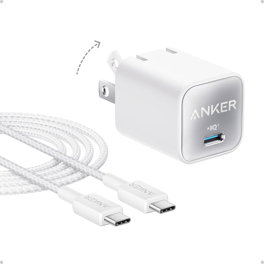 Anker Nano 30W Fast Charger for iPhone & Android