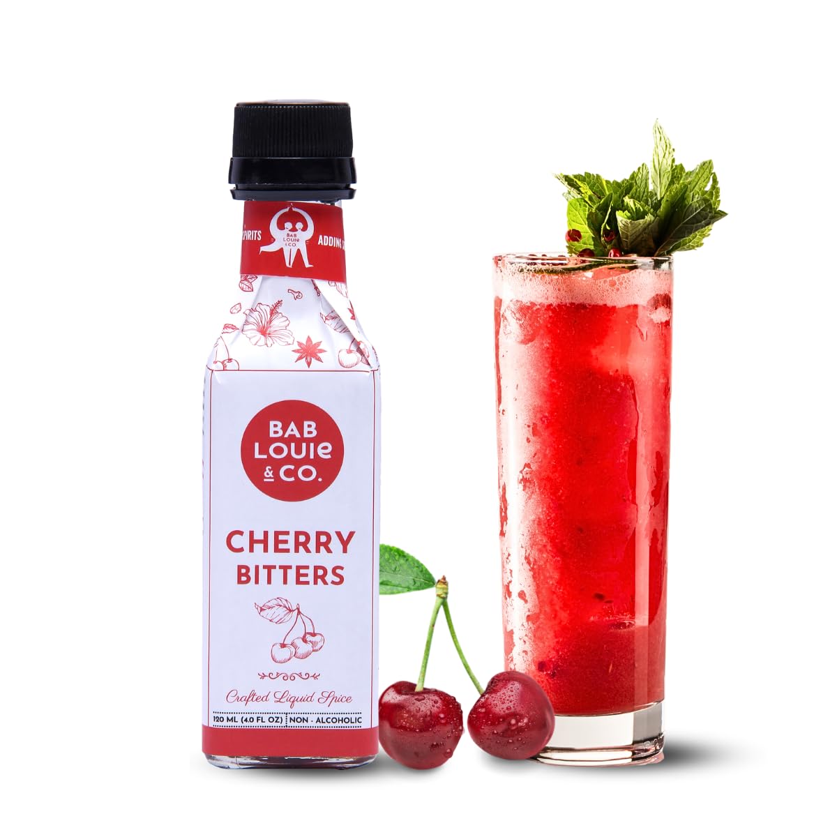 Bab Louie Cherry Bitters: Bold Flavor Boost!