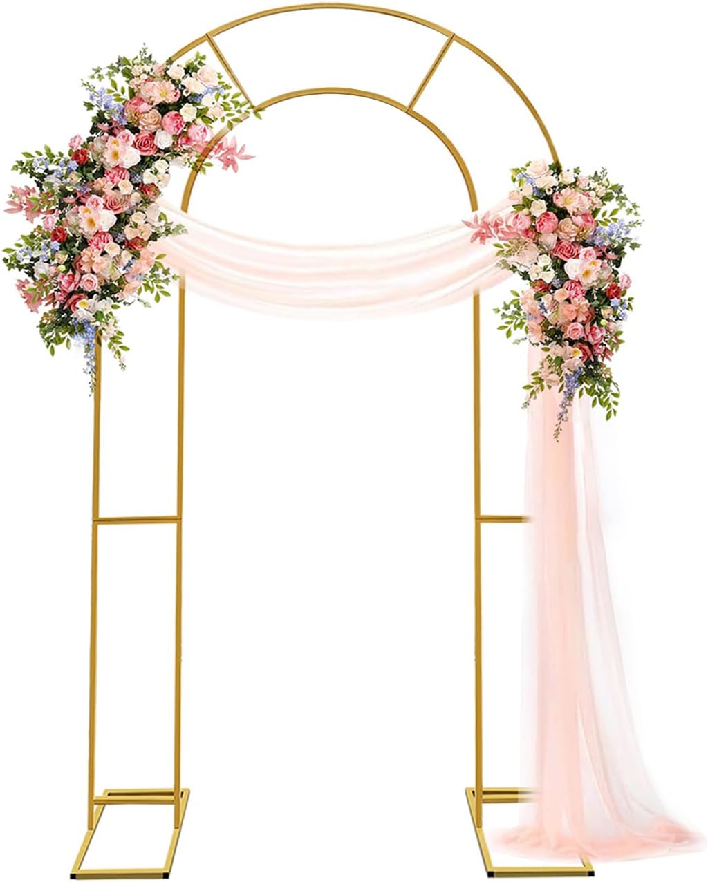Double Arch Backdrop Stand for Elegant Weddings and Events