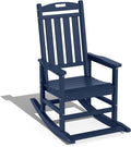 All-Weather Navy Rocking Chair for Ultimate Relaxation