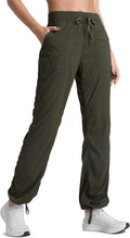 CRZ YOGA Lightweight Straight Leg Workout Pants - Relaxed Fit, Pockets