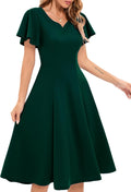 Wedding Guest Dresses for Women Vintage Fit and Flare Tea-Length Style
