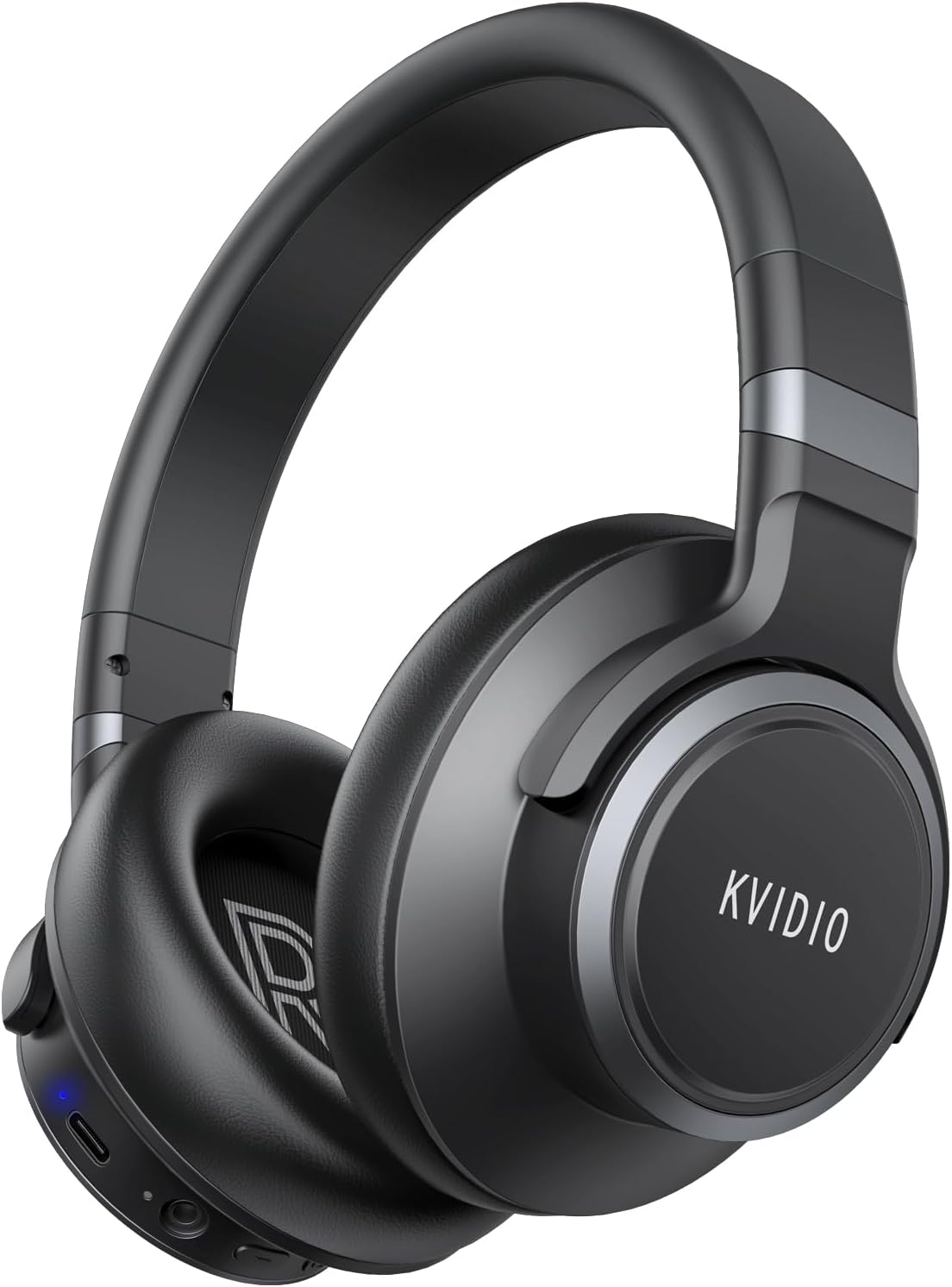 KVIDIO ANC Bluetooth Headphones: 70H Playtime & Hi-Fi Sound