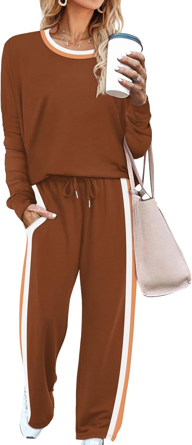 WIHOLL 2 Piece Lounge Sets for Women with Pockets and Style