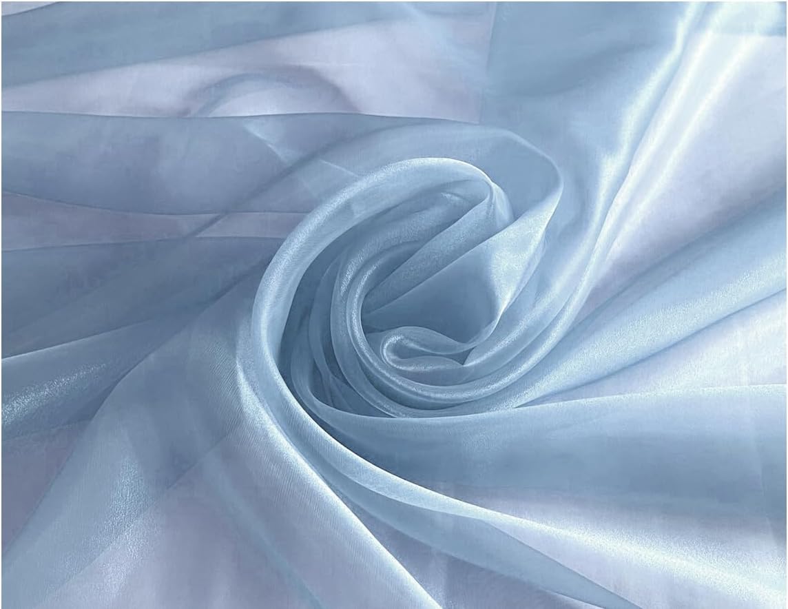 MDS Pack of 60 Yard Sheer Organza Fabric for Elegant Events
