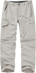 Mens Convertible Hiking Pants - Quick Dry Zip-Off Outdoor Pants