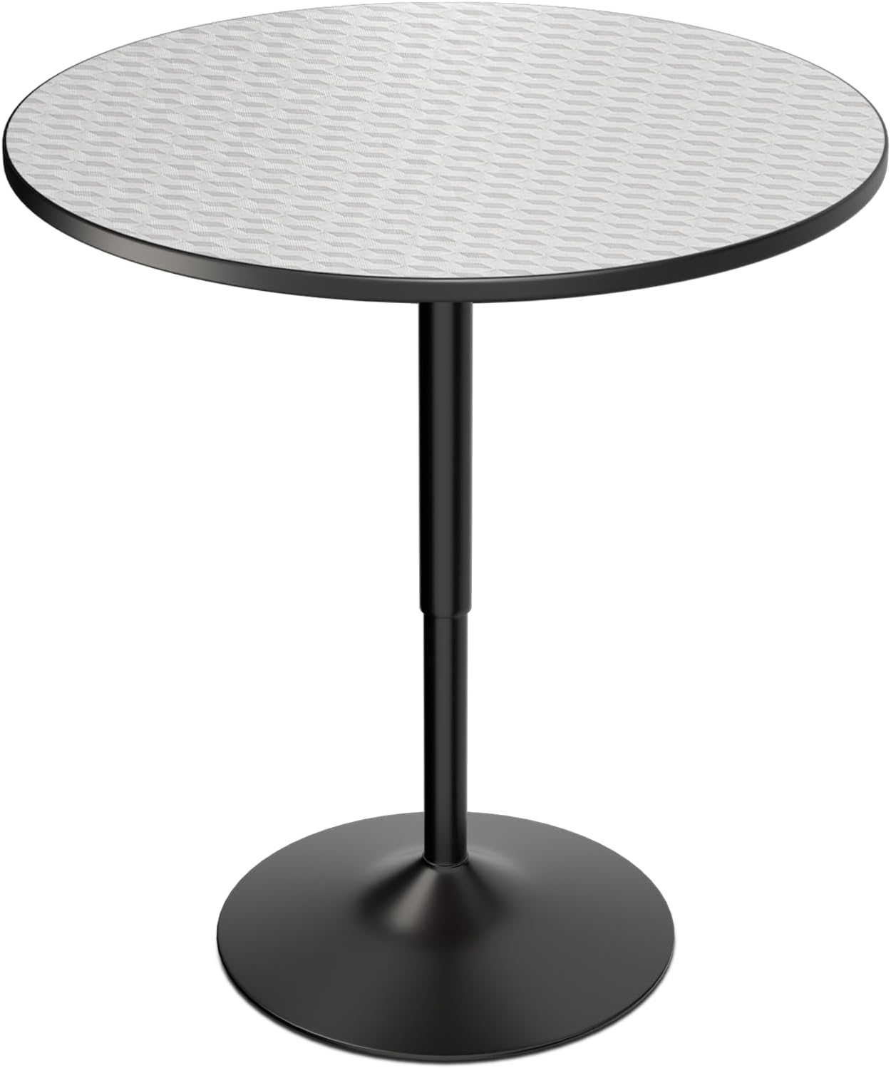 Adjustable Silver Pub Table for Stylish Living Spaces